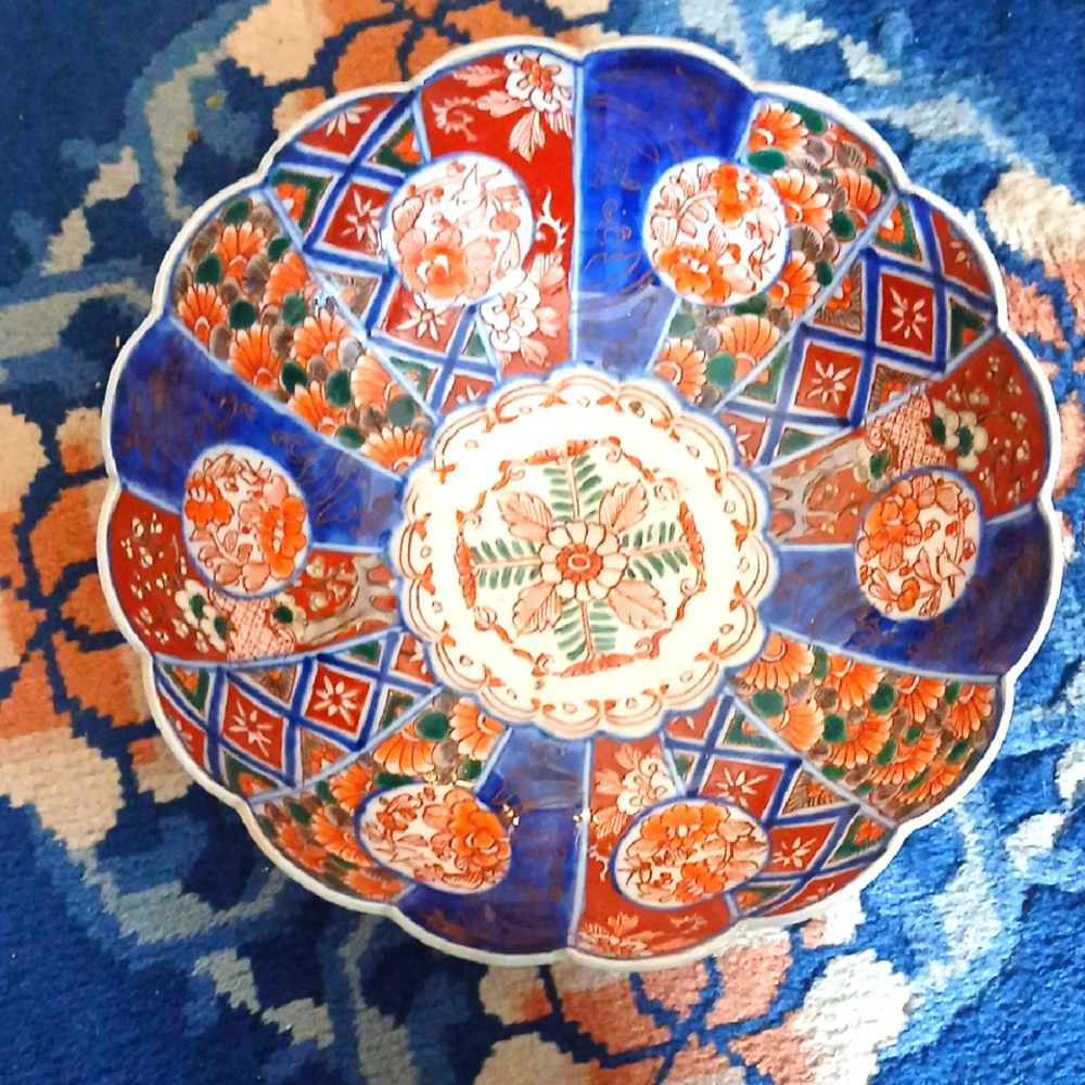 Antique Arita Imari Ming Chenghua Period Bowl, 1790 To 1850